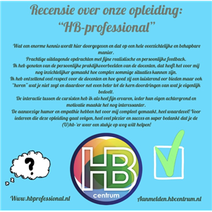 nieuwe recensie over onze opleiding hb professional