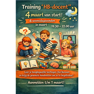 4 maart start onze training hb docent aanmelden kan t m 1 maart