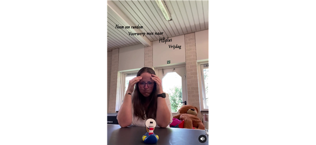 neem een random voorwerp mee naar hbplus vrijdag editie