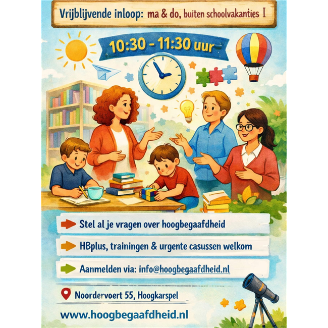 vrijblijvende inloop