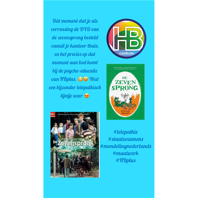 dvd van de zevensprong voor hbplus