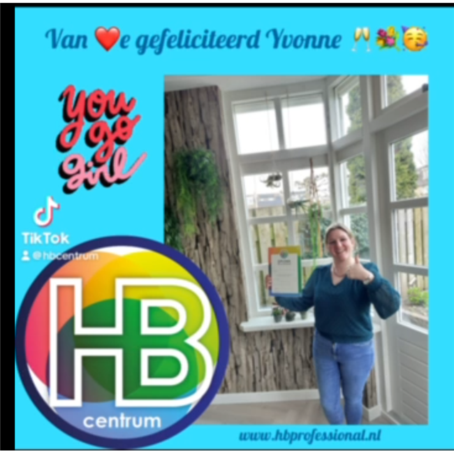 yvonne gefeliciteerd met je diploma