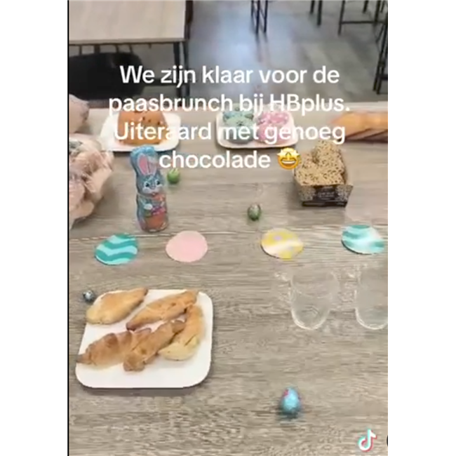 we zijn klaar voor de paasbrunch van hbplus